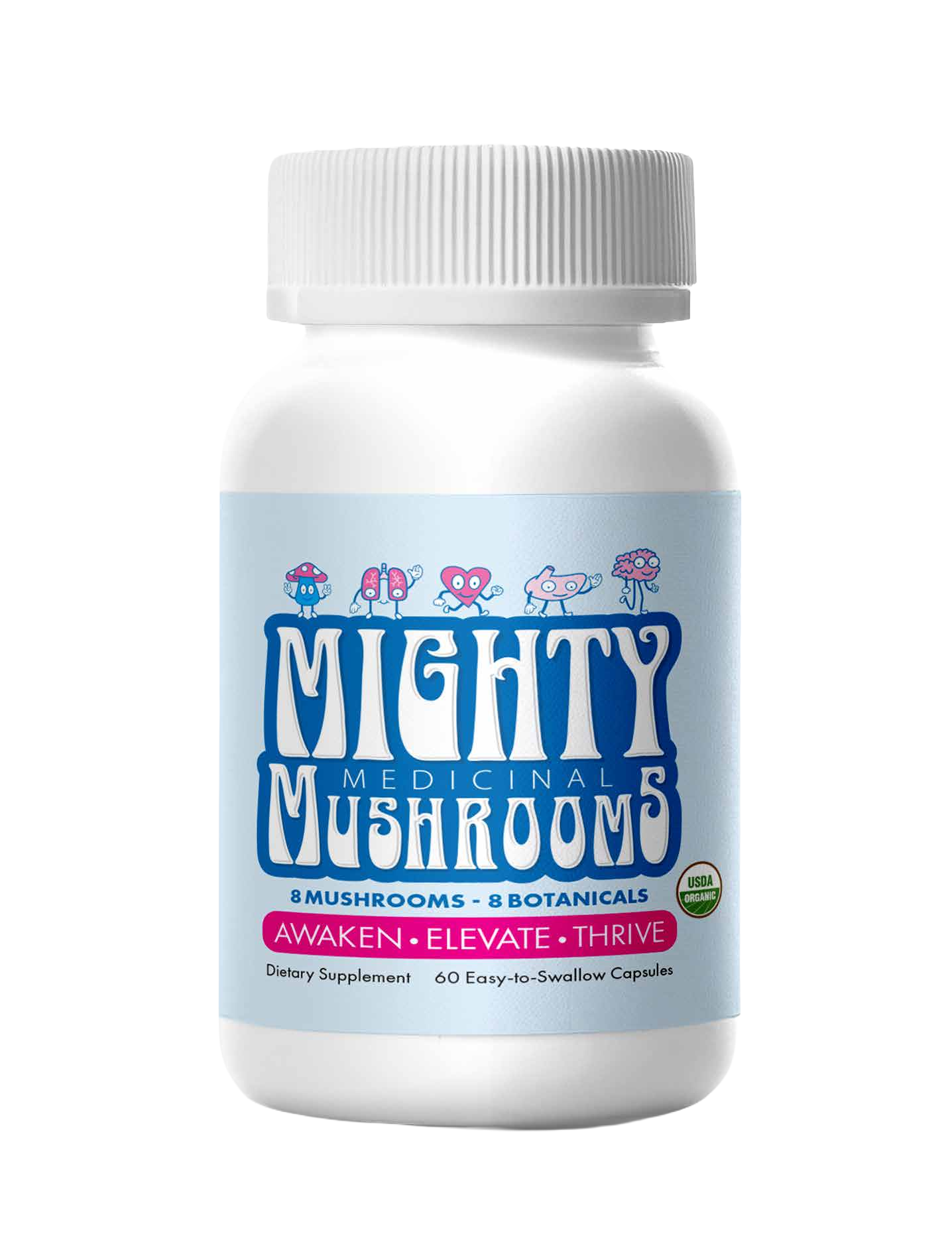 Mighty Medicinal Mushrooms Blank Product Image No Background
